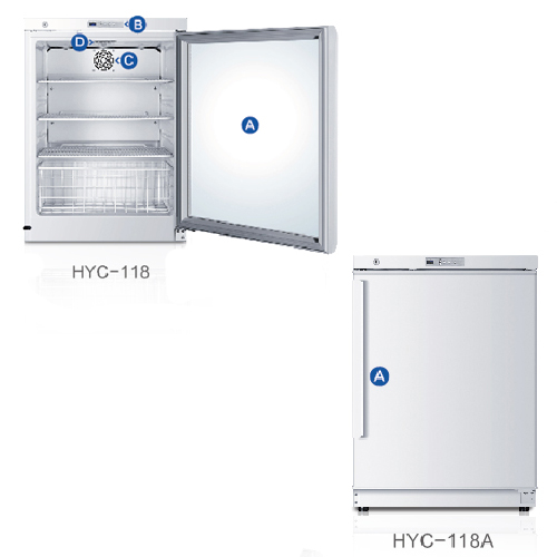 海尔2-8度医用冷藏箱HYC-118/118A